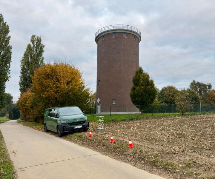 Modélisation 3D haute résolution d'un château d'eau